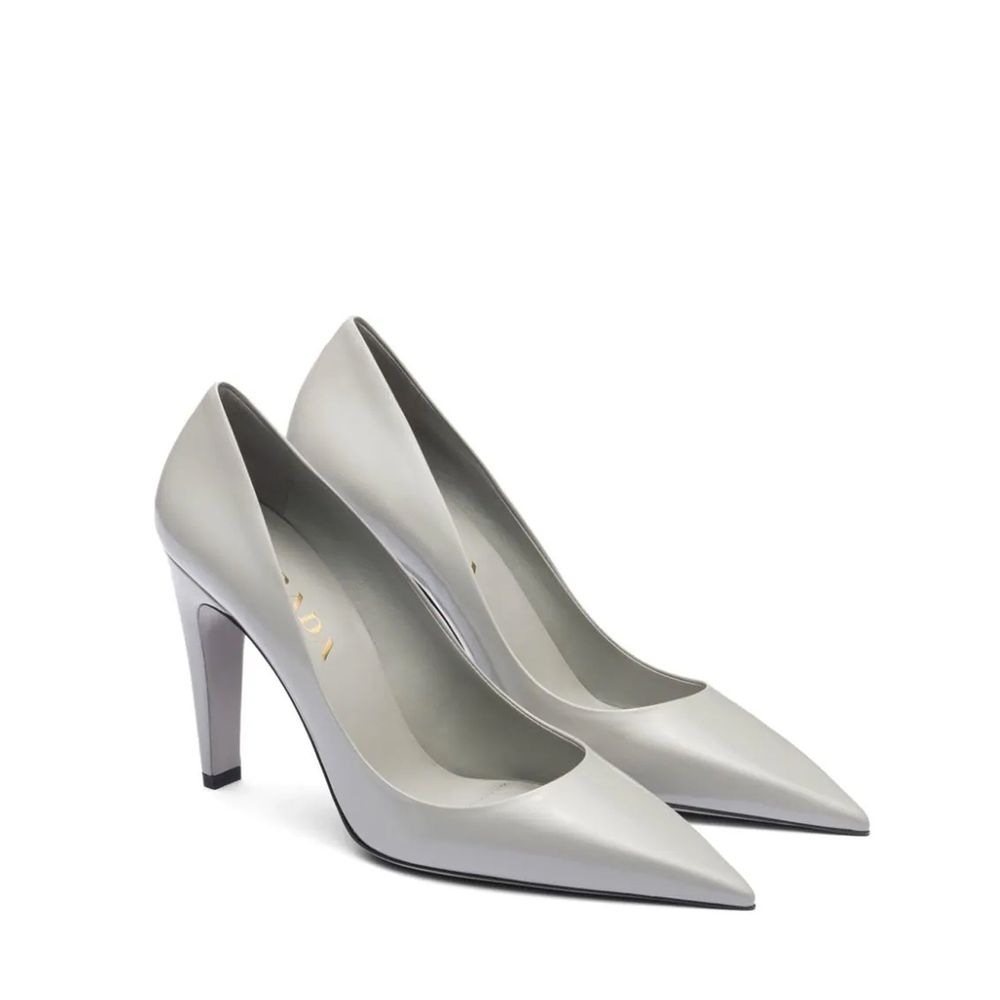 Prada Brushed Leather Pumps - Urban Luxe Boutique