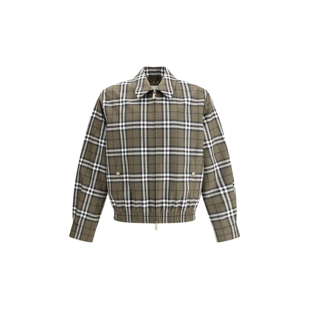 Plaid jacket on a white background
