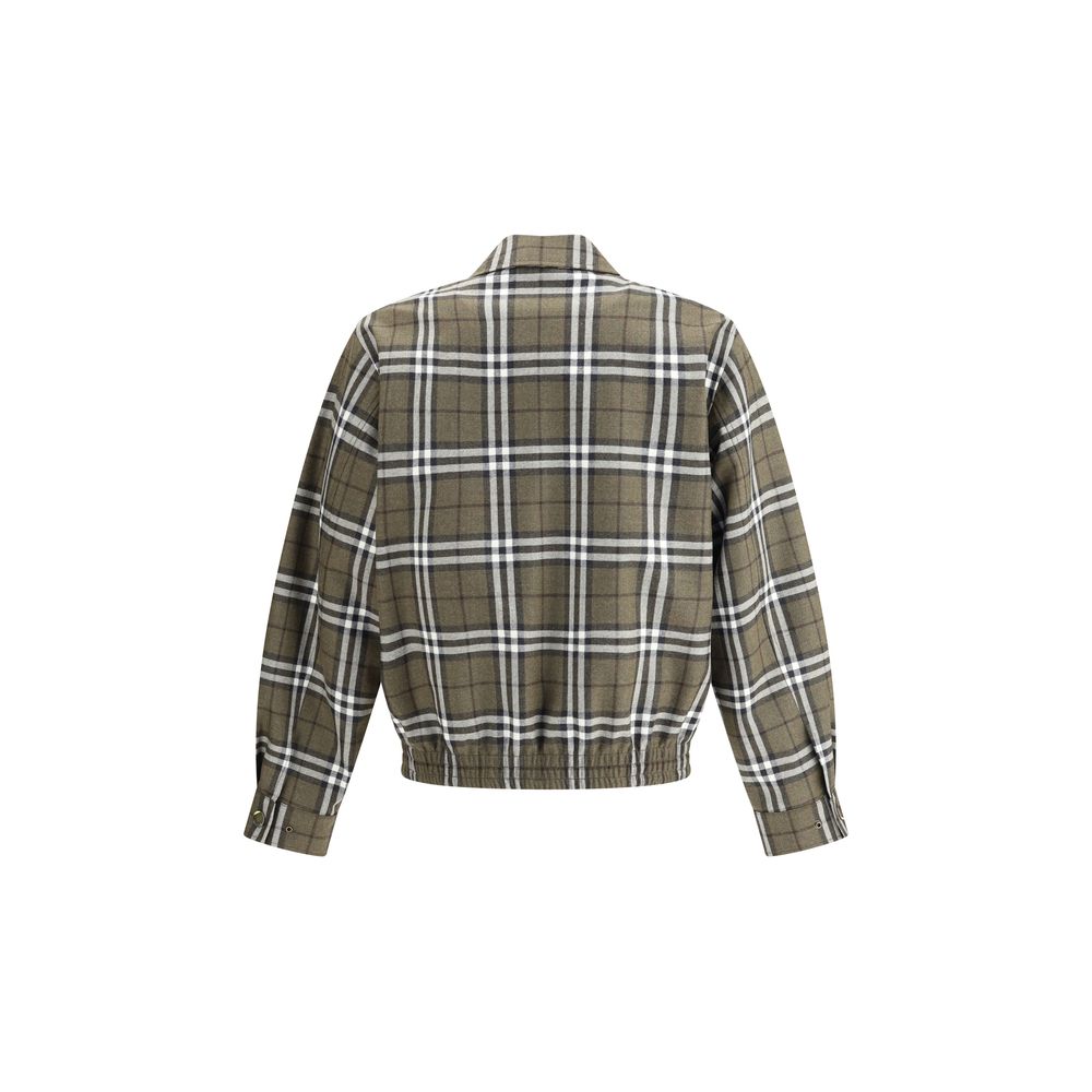 Plaid jacket on a white background